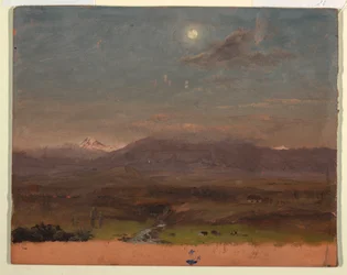 Kolumbien oder Ecuador, Berge, Mondlicht