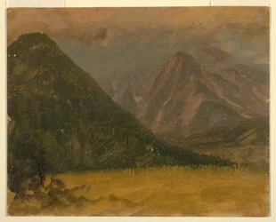 Alpenlandschaft, Bayern oder Schweiz, 1868