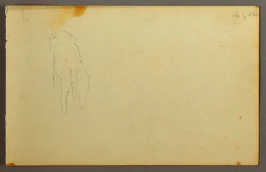 Tier, von hinten, 1844