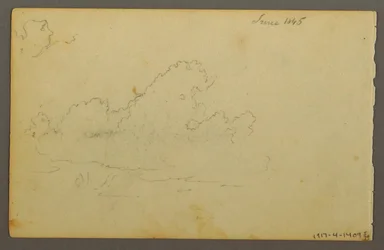 Zeichnung, Catskill Mountain House, 1844