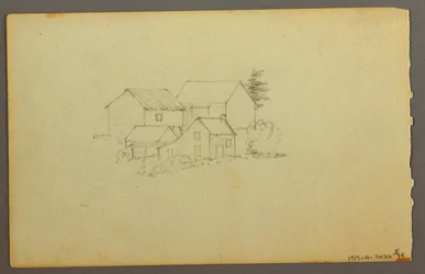 Zeichnung, Wolkenstudie, 1844