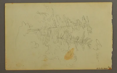 Zeichnung, Wolkenstudie, 1845