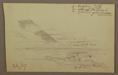Zeichnung, Bewölkter Himmel, 1867