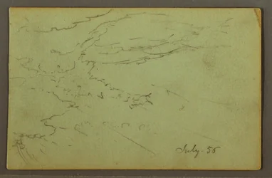 Bewölkter Himmel, Juli 1856
