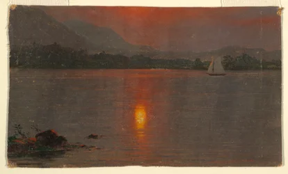 Lake Millinocket, Sonnenuntergang, 1870–80