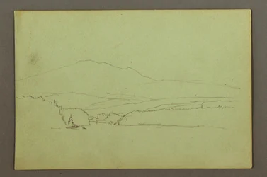 See, Hügelkette, möglicherweise 1856