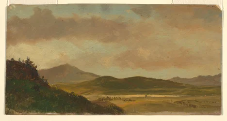 Zeichnung, Landschaft, 1865