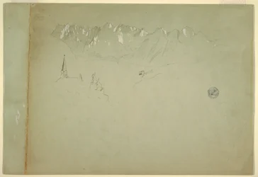 Landschaft aus den österreichischen Alpen, 1868