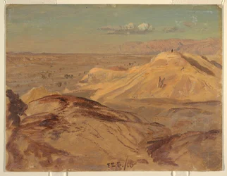 Landschaft nahe Petra, Februar 1868