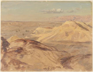 Landschaft nahe Petra, Februar 1868