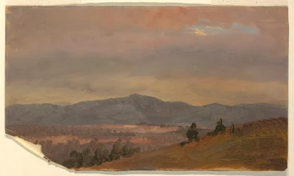 Blick auf entfernte Hügel, Hudson Valley, New York, 1870–80