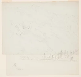 Zeichnung, Mt. Katahdin, Maine, 1870–78