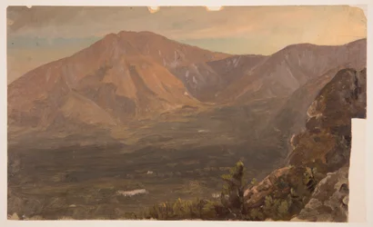Zeichnung, Berge Katahdin und Turner, 1860–78