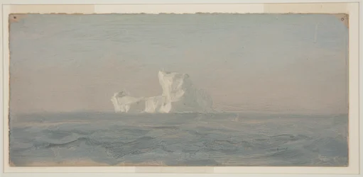 Zeichnung, vor Eisberg, Neufundland, Juni 1859