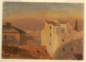 Dächer, Rom, Italien, 1868–69