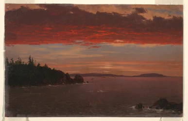 Schoodic-Halbinsel von Mount Desert bei Sonnenaufgang, 1850–55