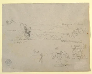 Zeichnung, Skizzen aus Südamerika, 1853, wahrscheinlich Mai