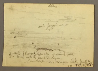 Petersdom von Norden gesehen gegen die Hügel und Skyline von Rom, Januar 1869