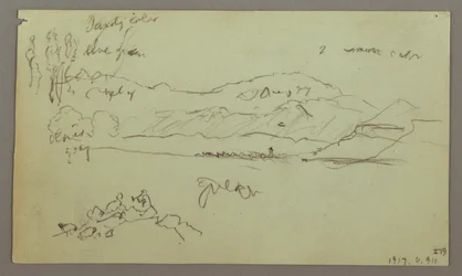 Zeichnung, Steinbogen, Steinsockel, 27. April 1868