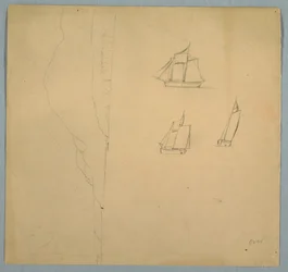 Studien von Landschaft und Schiffen, 1850–51