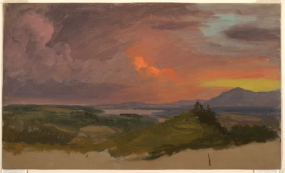 Sonnenuntergang im Hudson Valley