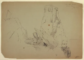 Zeichnung, Der alte Bischof, September 1851