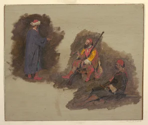 Drei Beduinen, 1868–69