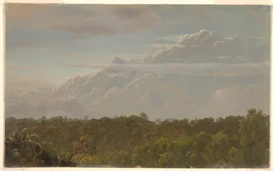 Zeichnung, Gewitterwolken, Jamaika, August 1865