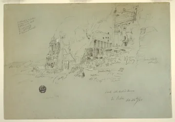 Urnengrab, Seidengrab und Korinthisches Grab, Petra, 26. Februar 1868