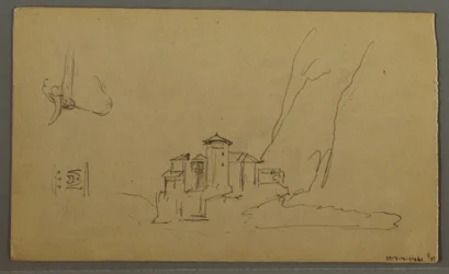 Tal, Kirche, St. Gilgen Österreich, möglicherweise 1868