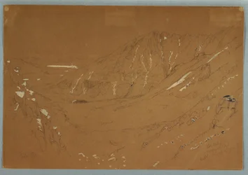 Blick zum Great Basin, Mount Katahdin, September 1877