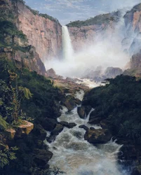 Der Fall von Tequendama bei Bogotá, Neu-Granada