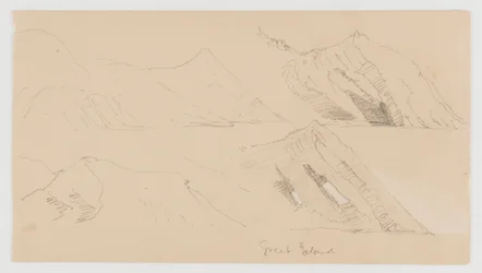 Great Island, Studie von Felsklippen