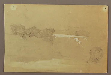 Hennequin Point und die amerikanischen Fälle, Niagara-Fluss