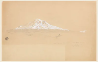 Der Chimborazo vom Haus des Senior Pablo Bustamante, Riobamba, Ecuador