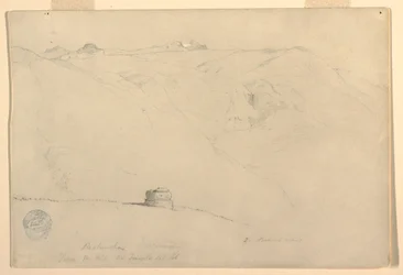 Pichincha, Morgen, vom Sonnentempel, Quito, Ecuador, Juni 1857