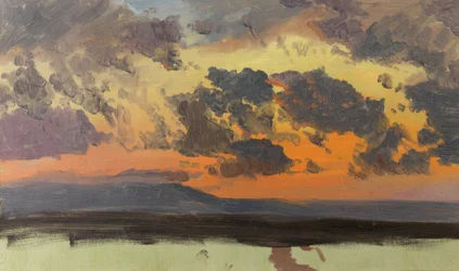 Himmel bei Sonnenuntergang, Jamaika, Westindien