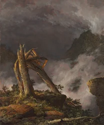 Sturm in den Bergen