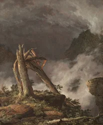 Sturm in den Bergen