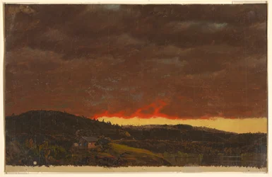 Sonnenuntergang im Hudson Valley