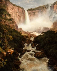 Die Wasserfälle von Tequendama bei Bogotá, Neu-Granada