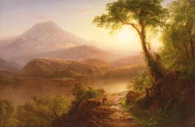 Tropische Szenerie: südamerikanische Landschaft