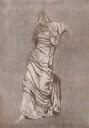 Studie für Rizpah, ca. 1870