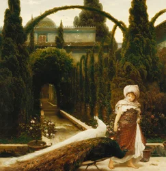 Der maurische Garten; ein Traum von Granada, 1874