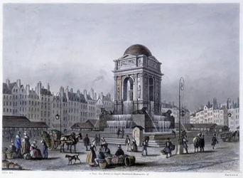 Fontaine des Innocents - in „Paris en 1832“ von Martens