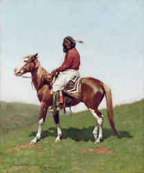 Comanche-Krieger, Fort Reno, Indianerterritorium