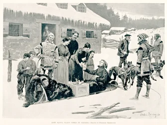 Wie der Weihnachtsmann nach Kanada kommt