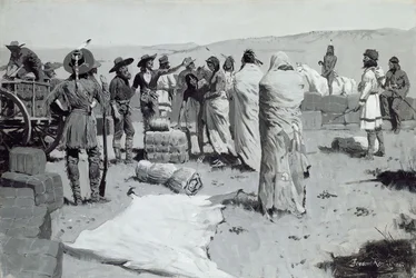 Der Dolmetscher winkte dem Jüngling