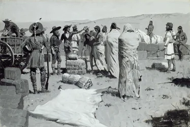 Der Dolmetscher winkte dem Jüngling