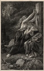 Die Befreiung des Territoriums - Elsass und Lothringen - Gravur von Frederic Theodore Lix in „Das schreckliche Jahr“ von Victor Hugo - 1874